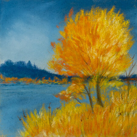 "Bleu et jaune" - Arbre