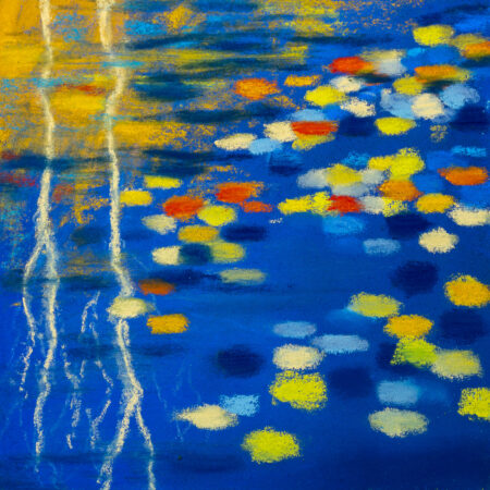 "Bleu et jaune" - Reflets